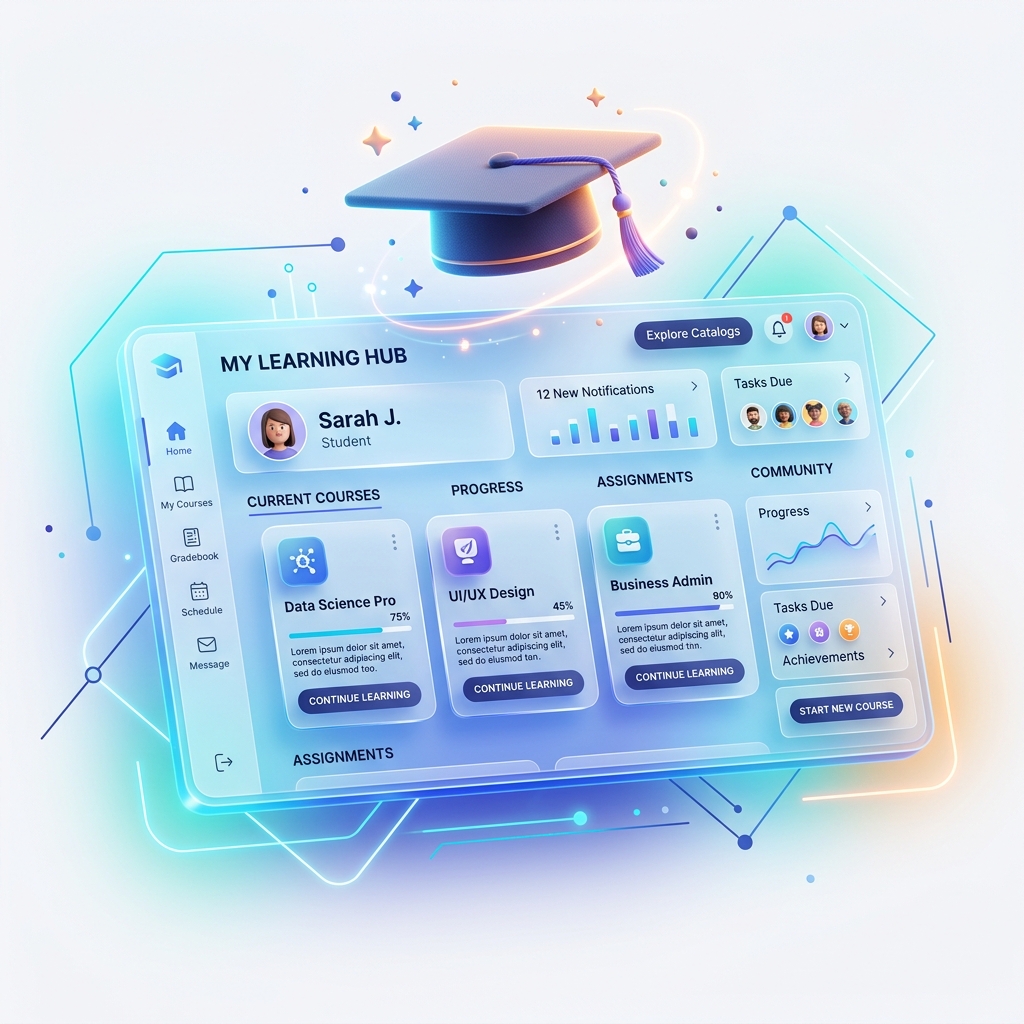GS Academy Interactive Learning Dashboard